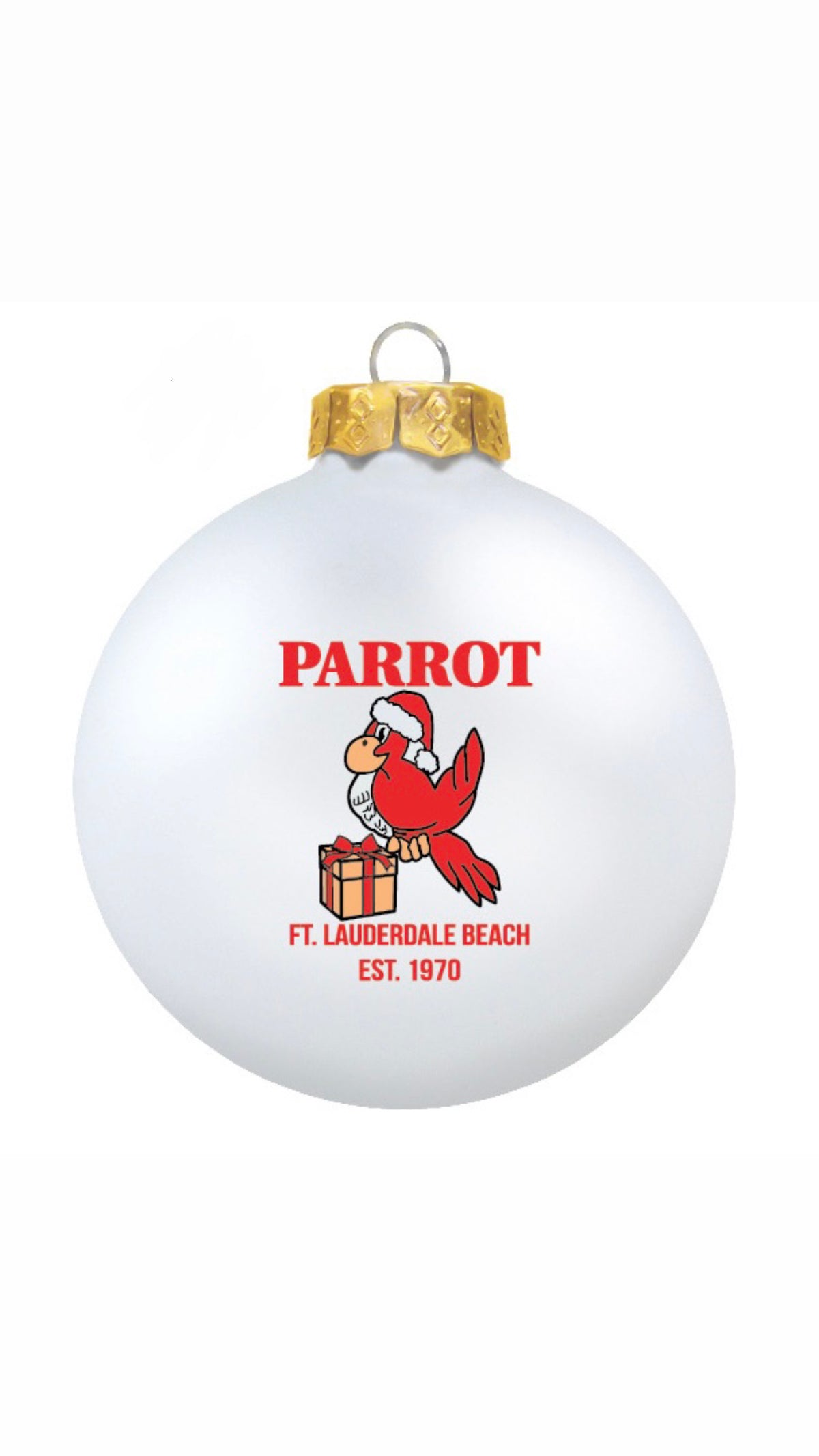 Parrot Christmas Ornament